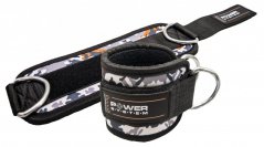 Power System 3470BN Ankle Straps For Cable Machines Camo - Brown