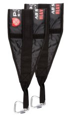Power System 4038BK Ab Slings For Leg Raises - Black