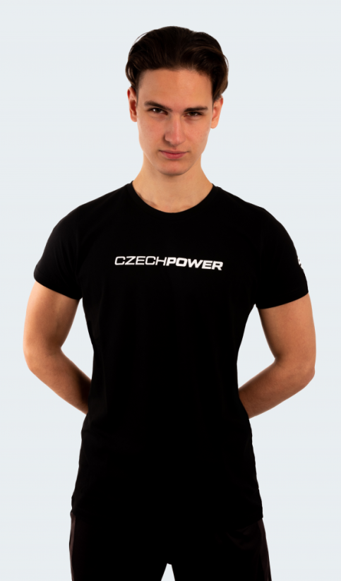 Czech Power CP11BK Fitness tričko Czech Power Classic Tee černé 1