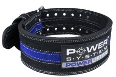 Power System 3800BU Fitness opasek na posilování Powerlifting modrý