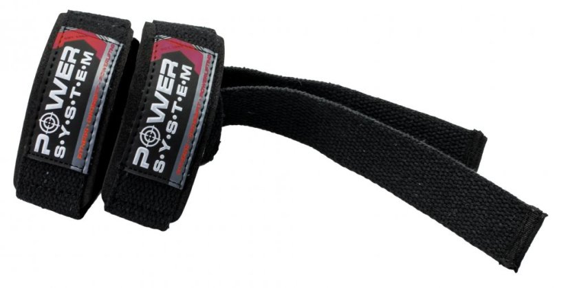 Power System 3400RD Posilovací trhačky na mrtvý tah Power Straps červené