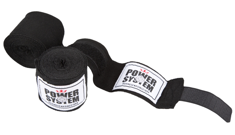 Power System 3404BK Boxing Wraps 4m long - Black