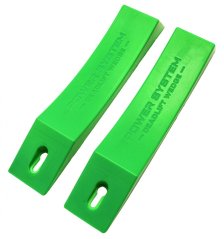 Power System 4068GN Klíny na činku Deadlift Wedge zelené