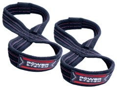 Power System 3405RD Posilovací trhačky na mrtvý tah Figure 8 Straps červené