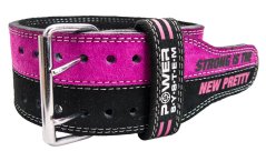 Power System 3850PI Womens Heavy Duty Powerlifting Belt Strong Femme - Power System 3850PI Womens Heavy Duty Powerlifting Belt Strong Femme - Pink 2
