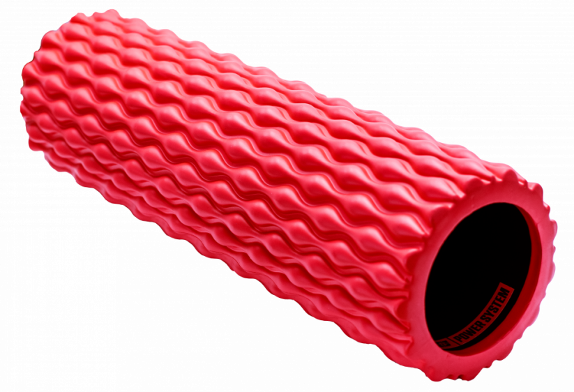 POWER SYSTEM Massage Foam Roller Physix - Red