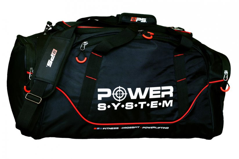Power System 7010BR Sports Gym Bag Magna - Black