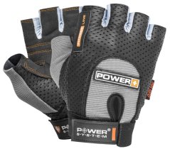 Power System 2500GR Fitness rukavice na posilování Power Plus šedé