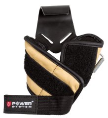 Power System 3300BE Posilovací háky na mrtvý tah Power Hooks přírodní