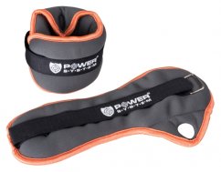 Power System 4044AA Exercise Wrist Weights 2x1 kg - Grey